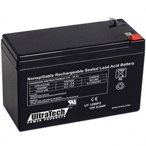 UltraTech IM-1290F2 12V 9AH Sealed Lead Acid Battery,