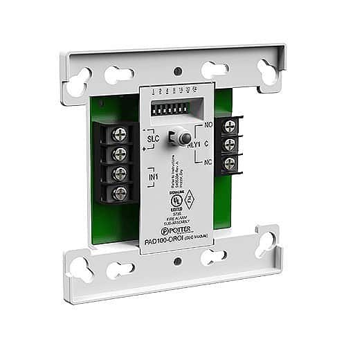 Electrical control panel with wiring connectors on a white background