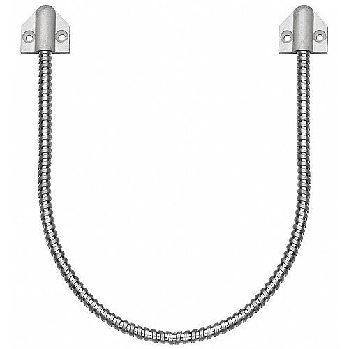 SDC PT-2U PT Series Surface Mount Power Transfer Loop, Armored Flex Conduit, 18" Length, 1/4" I.D., Black Plastic End Caps
