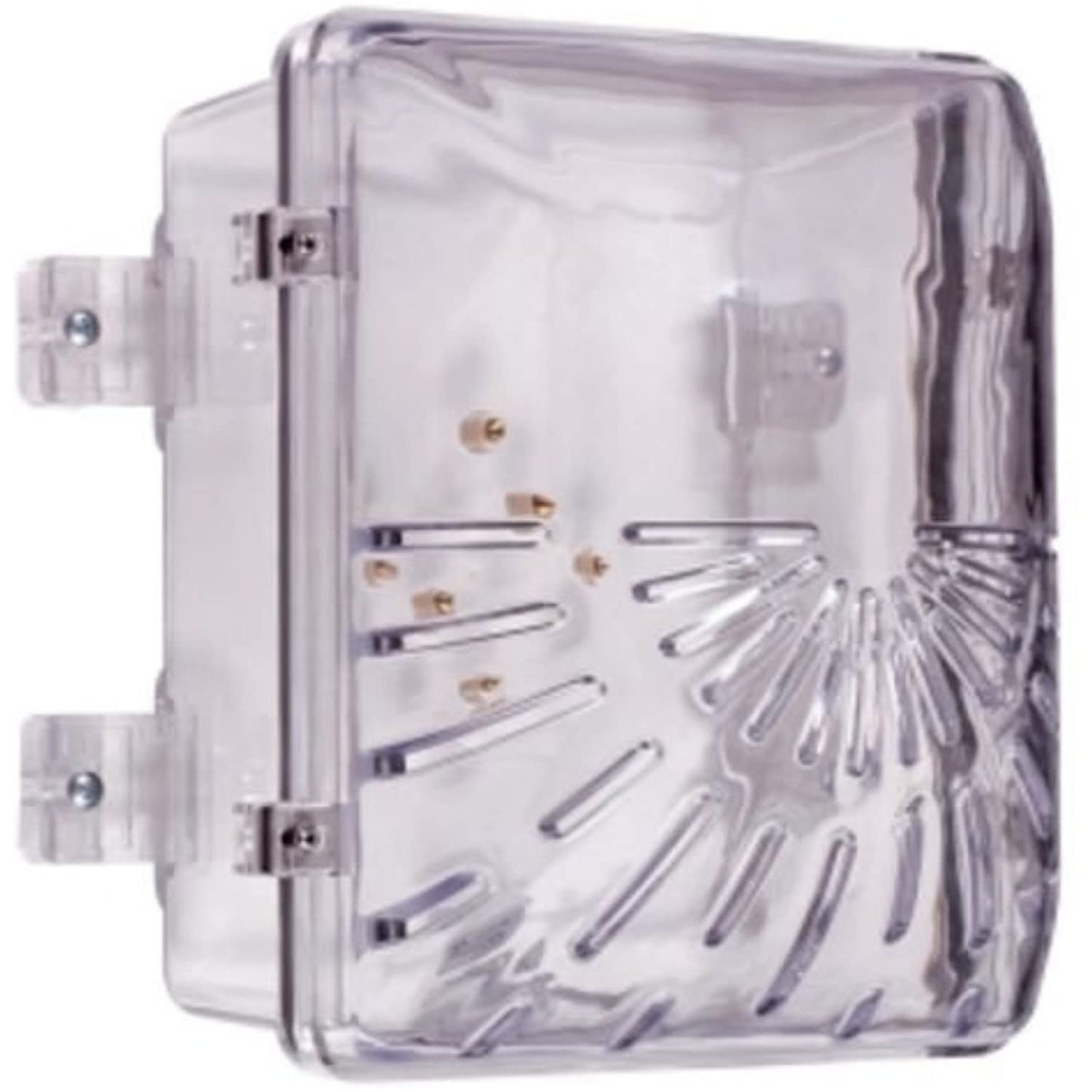 STI 1210A Horn/Strobe Damage Stopper and Enclosed Back Box, 4" Deep, Clear