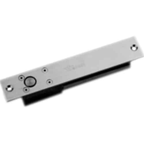 Metallic faceplate on a white background