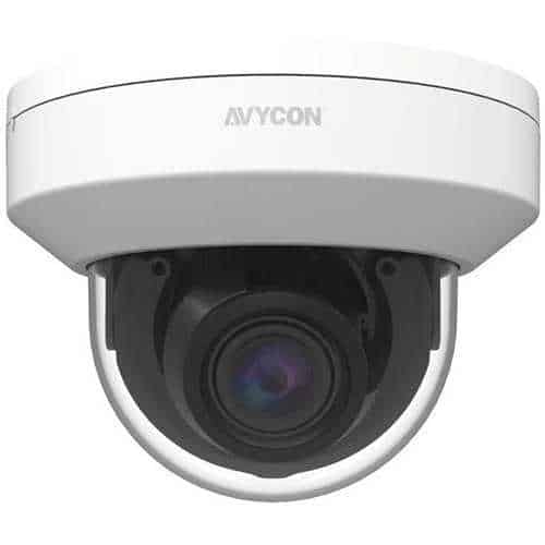 AVYCON AVC-TD22V 2MP 4-in-1 HD-TVI/CVI/AHD/Analog Indoor IR Dome Camera, 2.7-13.5mm Lens, White