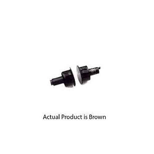 GRI 184-12 1" Steel Door Recessed Switch Set, Standard Gap Black 10 pack