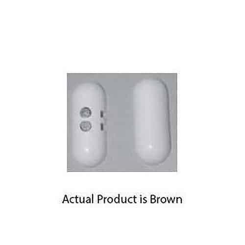 GRI 700-T-B 1” Capped Miniature Wide Gap Surface Mount Switch Set, Brown 10 pack