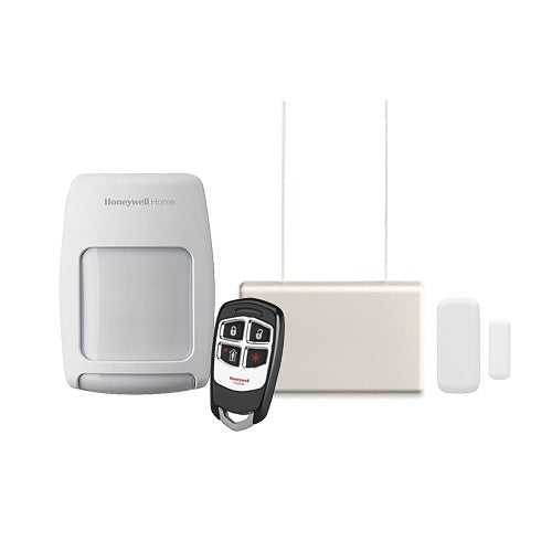 Honeywell Home VPLUS-WRLS62 4-Piece VISTA Security Control Kit, (1)5800MINI, (1)5800PIR-RES, (1)5834-4, (1)5881ENH
