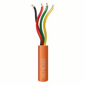 Genesis 21031103 22/4 Solid Riser Cable, 1000', Pull Box, Orange (Replaces 11031103)