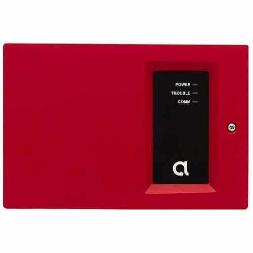 alula BAT-FIRE-VZ Universal 5G-Ready Fire Communicator, Verizon, Red
