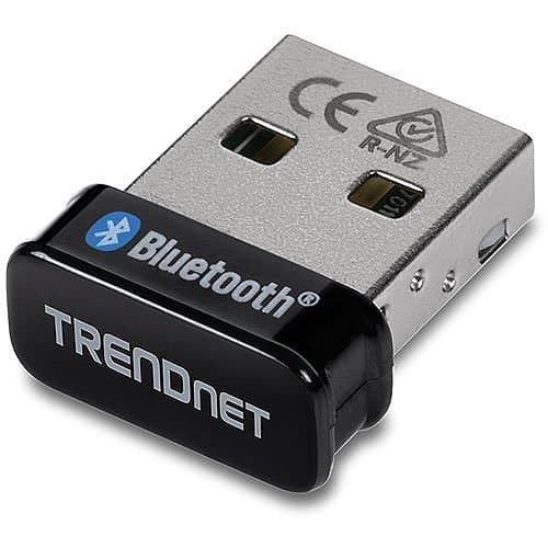 TRENDnet TBW-110UB Micro Bluetooth 5.0 USB Adapter with BR/EDR/BLE, Supports Bluetooth Low Energy BLE speeds Up to 2Mbps