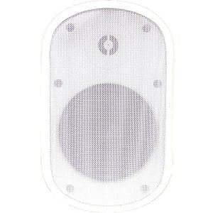 Speco SPCE8OTW 8″ Contractor Elite Series Weather-Resistant Indoor/Outdoor Wall-Mount Speaker, White