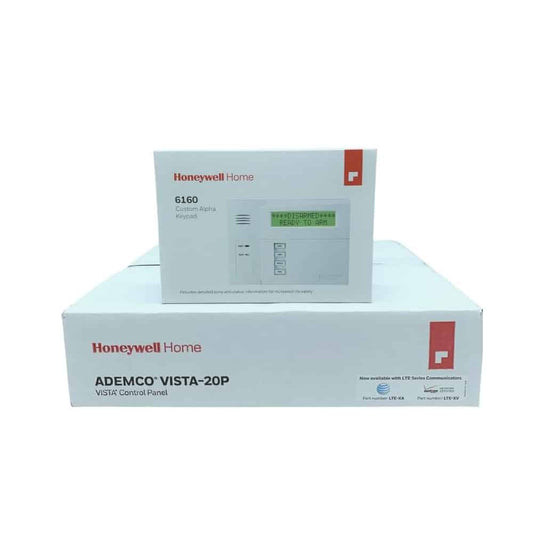 Honeywell Vista 20p and 6160 Custom Alpha Keypad Kit Package