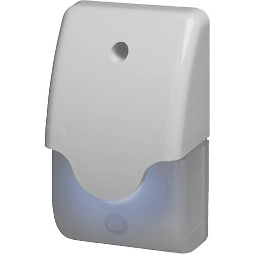 White security sensor on a white background