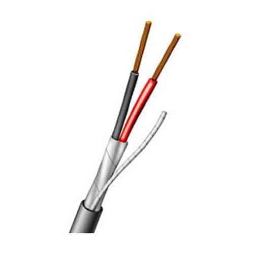 Aiphone 82180210C 2-Conductor, 18AWG, Shielded Wire, 1000'