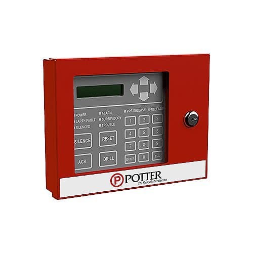 Potter RA-6075 LCD Annunciator, Red