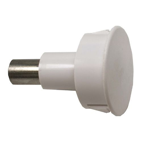 GRI M-184-W Magnet in Case, 1” Diameter, Steel Door, Recessed, White 10 pack