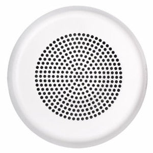 Eaton ELSPKWC-N Eluxa High Fidelity Indoor Speaker, Ceiling Mount, 25/70V, No Lettering, Clear Lens, White