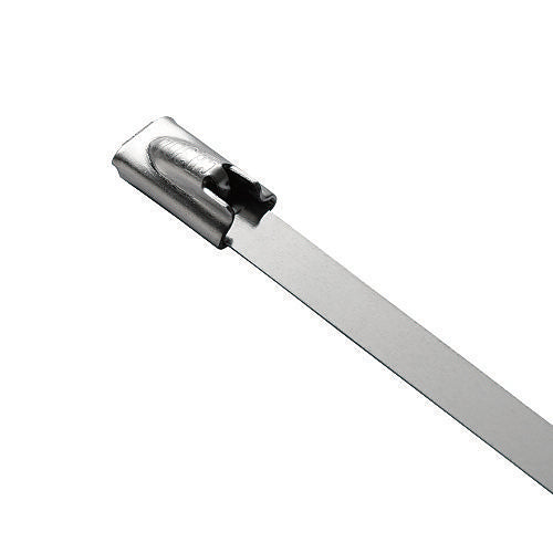 ADI PRO 0E-WTSS12 Stainless Steel Wire Ties, 12" Length, 200 lb Tensile Strength, 100-Pack