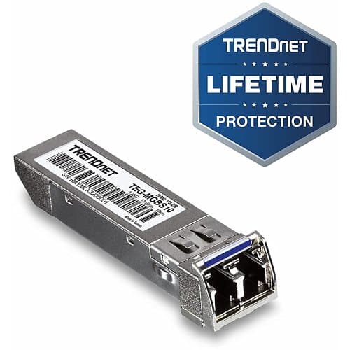 TRENDnet TEG-MGBS10 SFP Single-Mode LC Module 10km