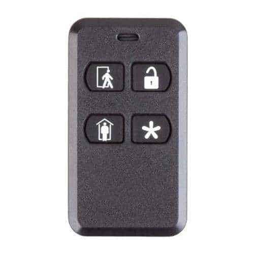 2GIG KEY2e-345 eSeries Encrypted 4-Button Key fob Remote with Year Lithium Battery, Compatible with 2GIG Control Panels (KEY2e)