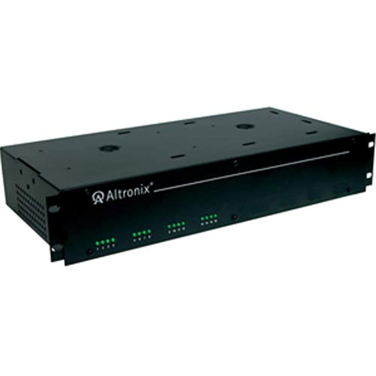 Black electronic equipment with Altronix logo on a white background