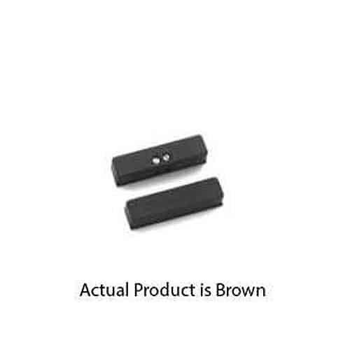 GRI 110-TWG-B 2" Miniature Surface Mount Switch Set, 1 1/4" Wide Gap, Brown 10 pack