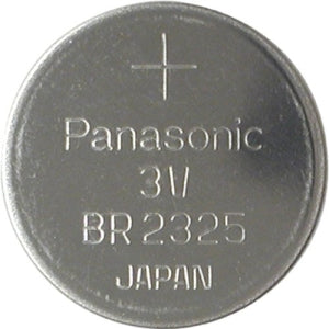 Panasonic 3V battery with BR2325 model number on a white background