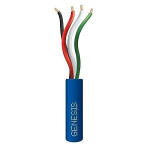 Genesis 21045806 Speed Bag 22/4 Stranded Riser Cable, 500', Blue