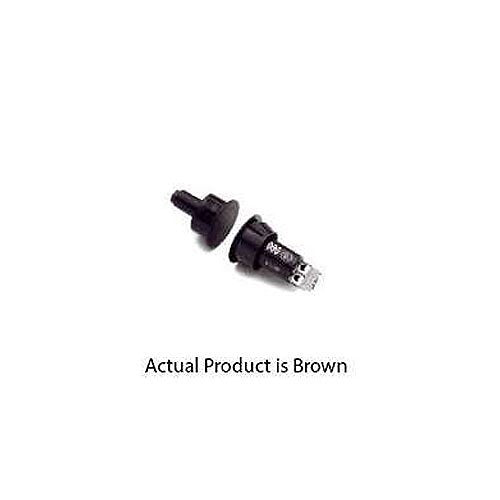 GRI 8080-T-B 8080-T Series 3/4" Steel Door Recessed Switch Set, Standard Gap, 10W, 160VDC, 0.40A, Closed Loop, N/O, A, Brown 10pk