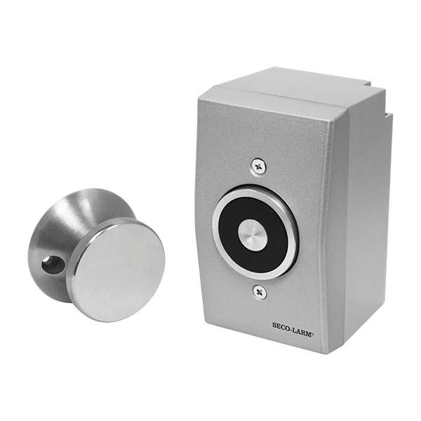 Seco-Larm DH-151SQ Magnetic Door Holder w/BackBox Surface Mnt Holds 33LBS/15KG