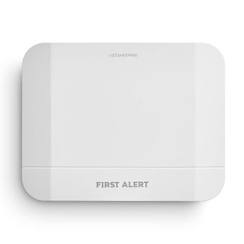 White First Alert home security device on a white background