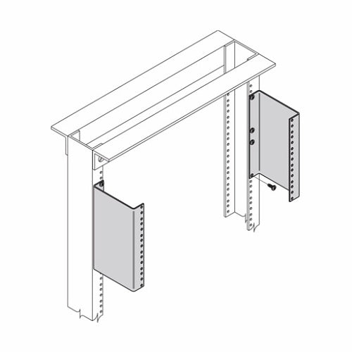 Eaton SB58502FB Cooper B-Line Mounting Bracket for Network Equipment, Black