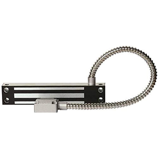 Alarm Controls 600WP Weather Resistant Magnetic Gate Lock, 600 lb, Clear Anodized