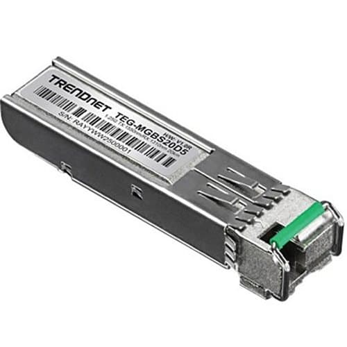 TRENDnet TEG-MGBS20D5 Mini-Gbic Dual Wavelength Single-Mode Lc Module 1550, 20km