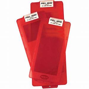 Brooks M2CR Mark II Red Cover w/ "Pull Here" Label