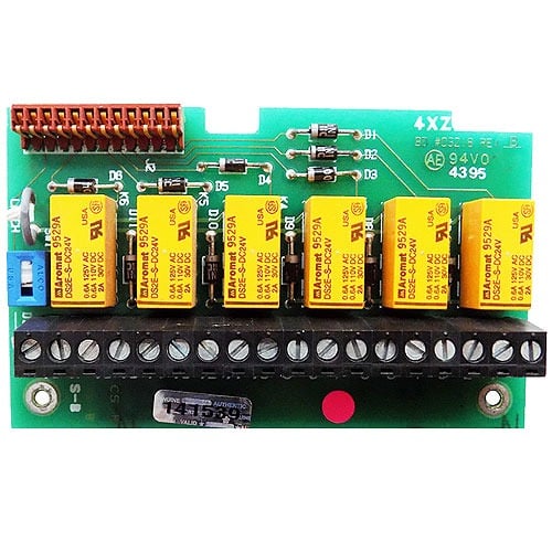 Fire-Lite 4XZMF Plug-In Zone Relay Module, Form Relay, Compatible with MS-4 Fire Alarm Control Panel