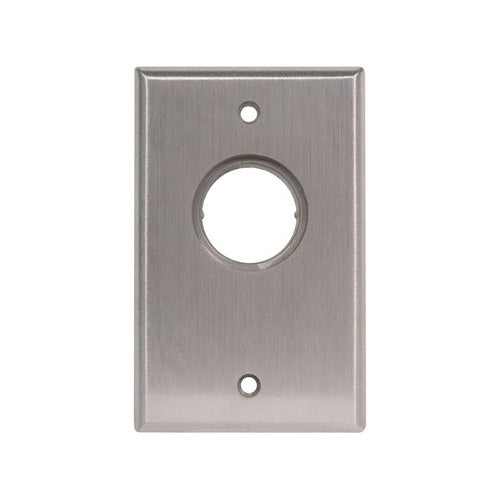 Camden CM-1105-7012 Key Switch, SPST Momentary N/C, Red 12V LED Mounted on Faceplate