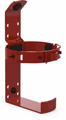 Amerex 896 Red Vehicle Bracket for 2/12 Lb. CO2 Extinguishers