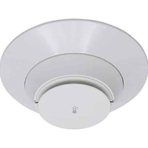 Silent Knight SK-HEAT-W Addressable 2-Wire Fixed Heat Detector, Includes Base, White
