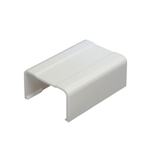 White plastic component on a white background