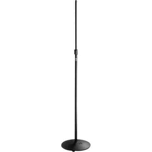 AtlasIED MS-12CE Low-Profile Mic Stand, Ebony