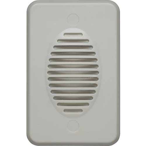 W-Box Technologies 1GANGCHIM Single Gang 3-Tone Chime, 12-24Vdc, White