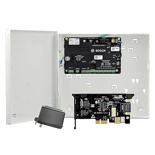 Bosch B3512-DV 16-Point Intrusion Control Panel Kit, 4-Piece, with Small Enclosure, Communicator and Transformer (B3512, B11, B444-V and CX4010)