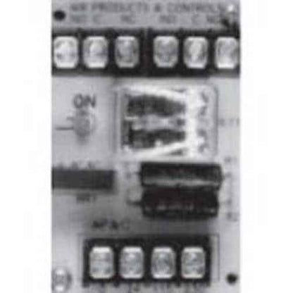 Fire-Lite MR-101/CR MR Series Control Relay, Single SPDT Relay with LED, Mounted in Metal Backbox, Red Plastic Cover, UL Listed