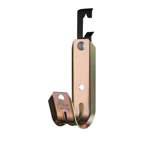 Metallic bracket on a white background