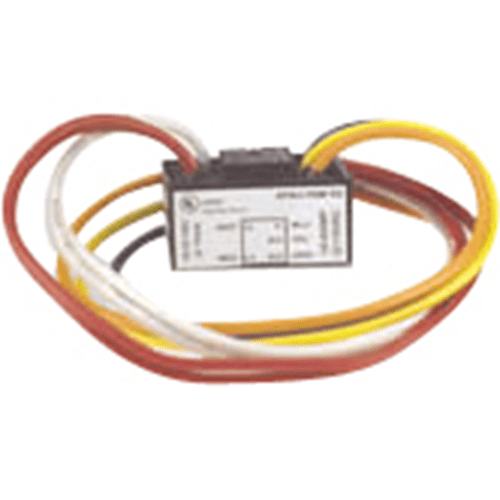 Electrical component with wires on a white background