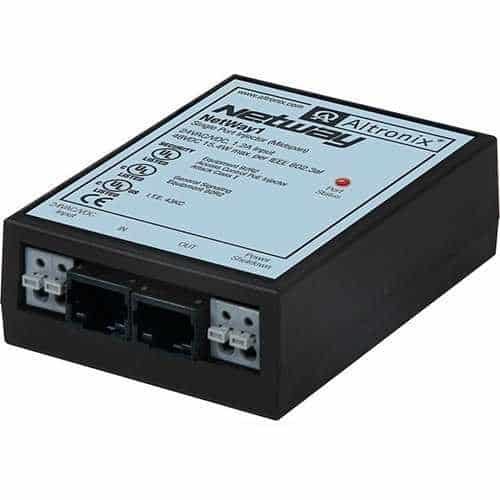 Altronix NetWay1 Single-Port Midspan Injector,  PoE Output
