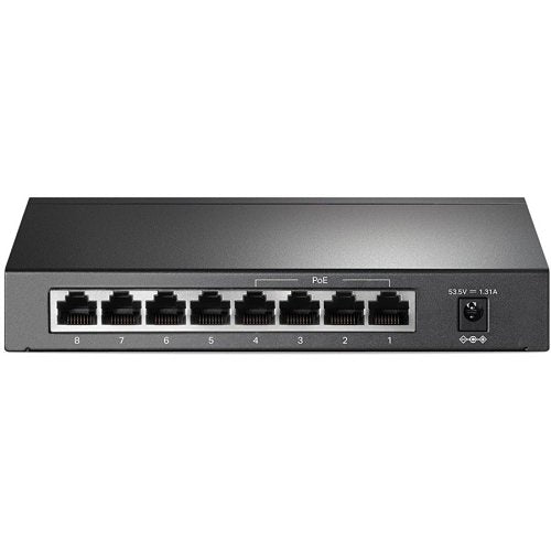 TP-Link TL-SG1008P 8-Port Gigabit Desktop PoE Switch with PoE Ports