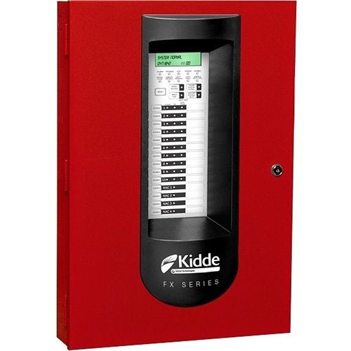 Kidde FX-10RD 10 Zone Fire Alarm Control Panel, Red
