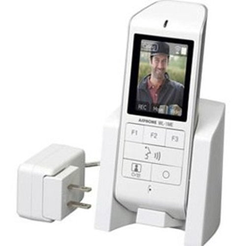 Aiphone WL-11 Wireless Video Intercom Set, 4-Piece, Includes WL-DA (Door Station), WL-1ME (Master Station), WLW-C.E (Charging Dock) and BLJ06W050040P2-U (AC Adapter)