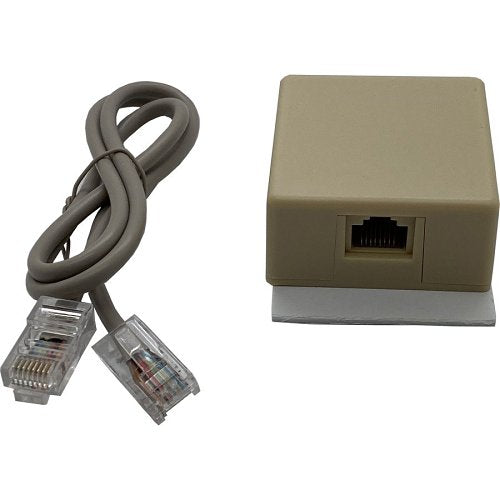 ADI PRO 0E-SETULR2 2' RJ45 Male to Male Cable and Surface Mount RJ31X Jack