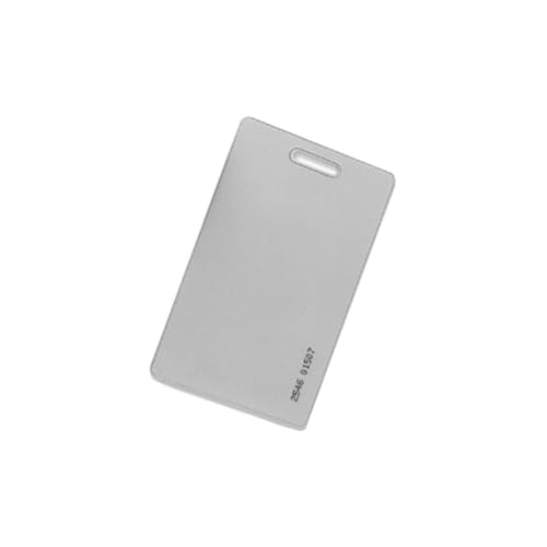 White key card on a white background